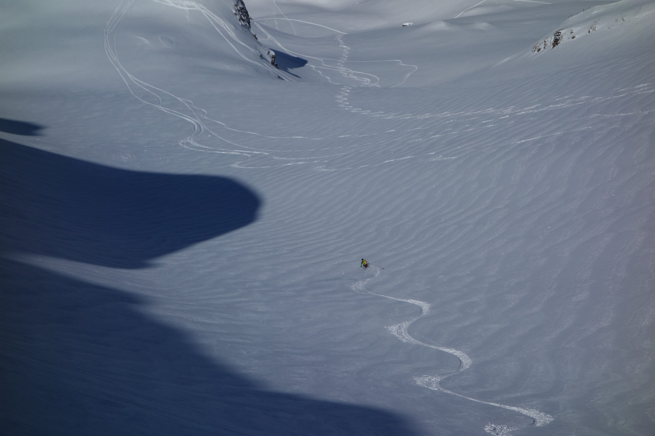 Freeride Steintäli Engelberg – Tiefschneehänge am Jochstock
